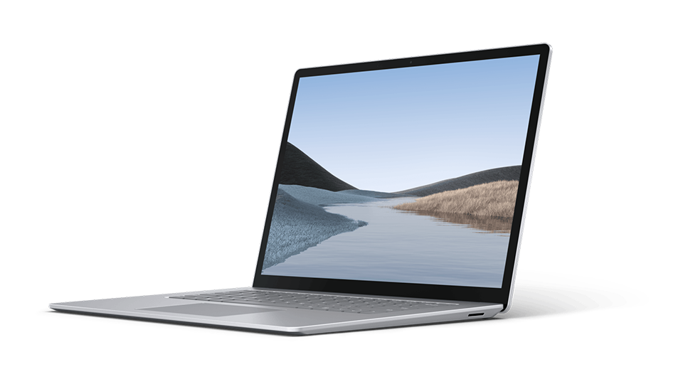surface laptop 3 isolated image